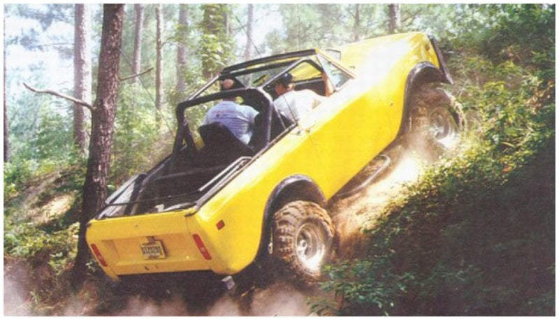 Bushwacker 72-80 International Scout II Extend-A-Fender Style Flares 2pc - Black Bushwacker