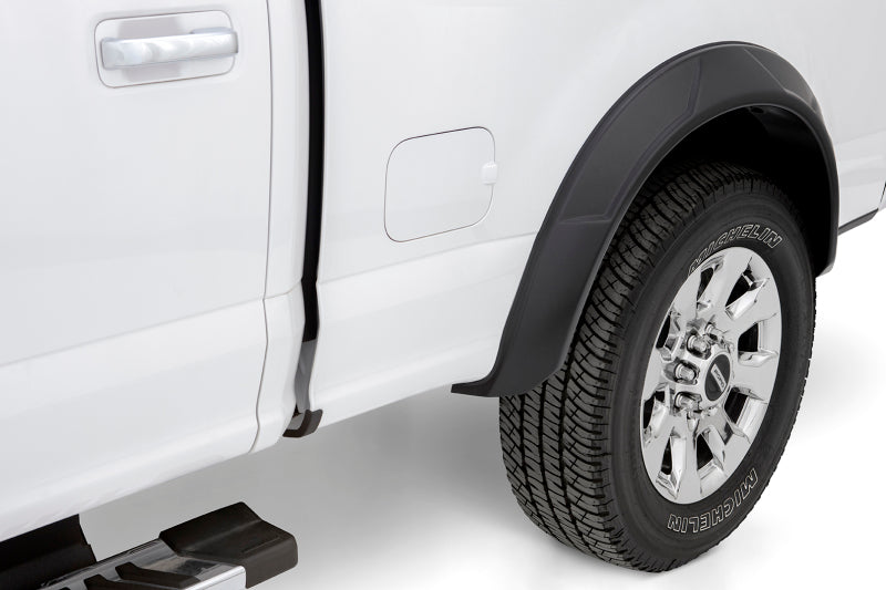 Bushwacker 17-19 Ford F-250 Super Duty w/ 81.8in Bed DRT Style Flares 4pc - Black Bushwacker