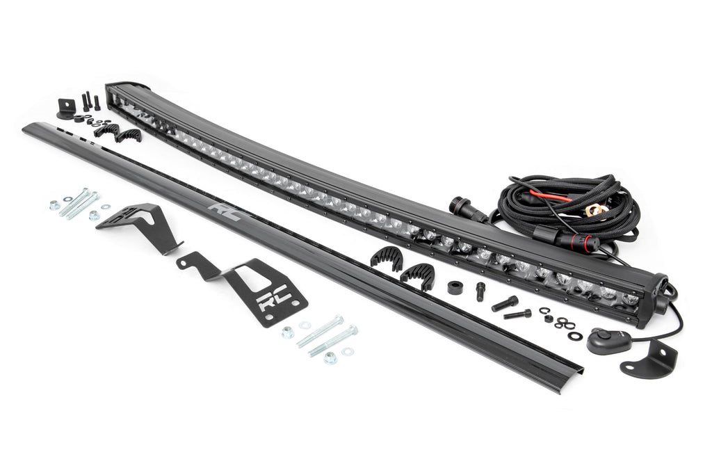 LED Light | Front Mount | 40" Black Single Row | Can-Am Commander 1000/Maverick Rough Country