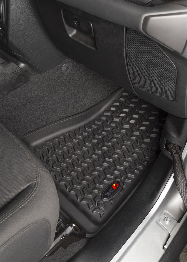Rugged Ridge Floor Liner Kit Black F/R 18-20 Jeep Wrangler JL 2Dr Rugged Ridge