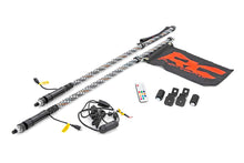 Load image into Gallery viewer, Whip Mount | Bed | 4' Multl-Color LED Whip Pair | Polaris General/Ranger 1000/Ranger XP 900/1000 Rough Country