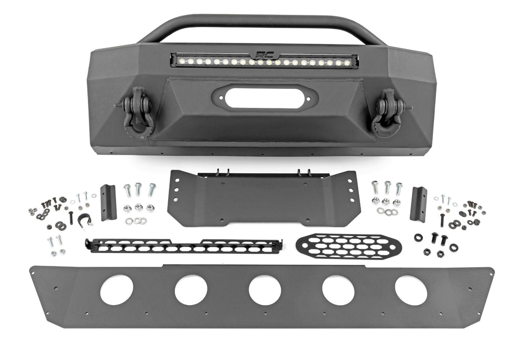Front Bumper | Hybrid | 20" Blk DRL | Toyota 4Runner 2WD/4WD (14-23) Rough Country