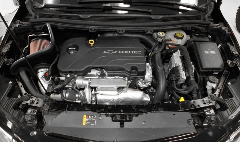 K&N 17-18 Chevy Cruze 1.4L Turbo Silver Typhoon Short Ram Intake K&N Engineering