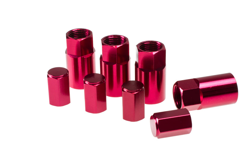 Wheel Mate Aluminum TPMS Valve Stem Cover - Red Anodize Wheel Mate