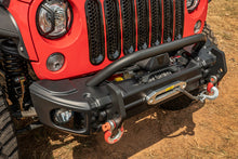 Load image into Gallery viewer, Rugged Ridge Arcus Front Bumper Tube Overrider Black JK Rugged Ridge