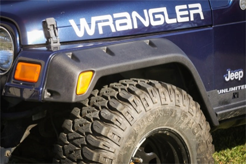 Rugged Ridge 4-Piece Fender Flare Kit 4.75-In 97-06 Jeep Wrangler Rugged Ridge