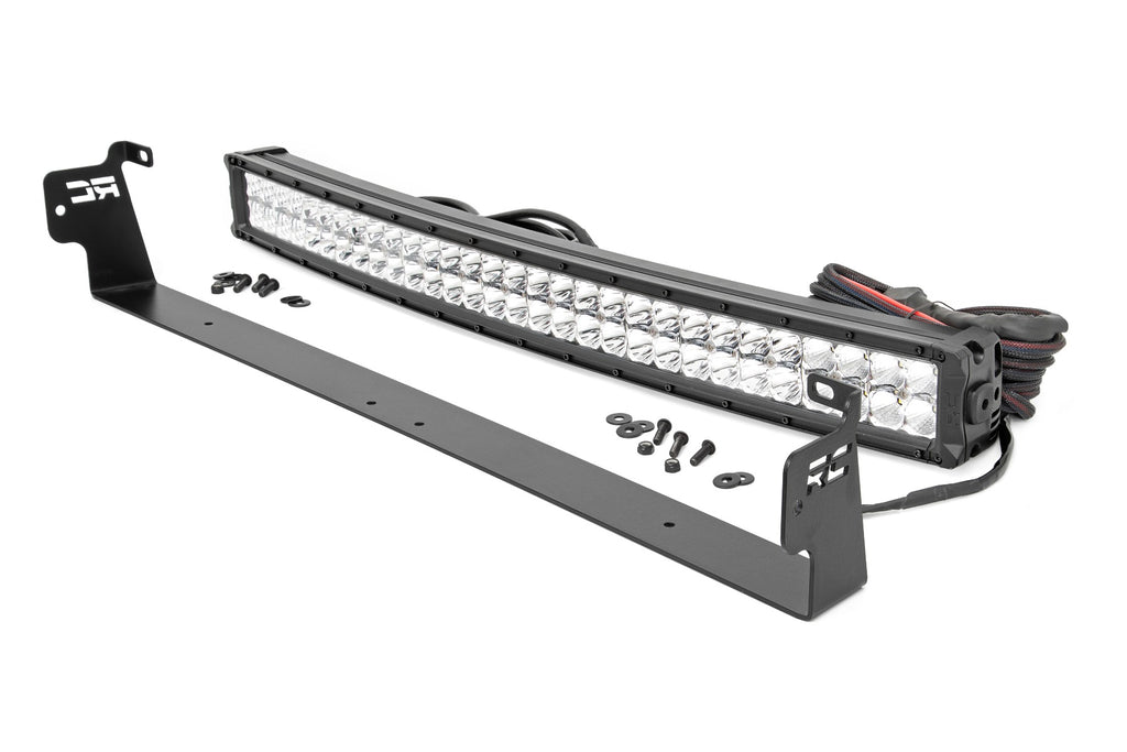 LED Bumper Mount Light Kit | 30" Chrome Dual Row | White DRL | Subaru Outback (15-19) Rough Country