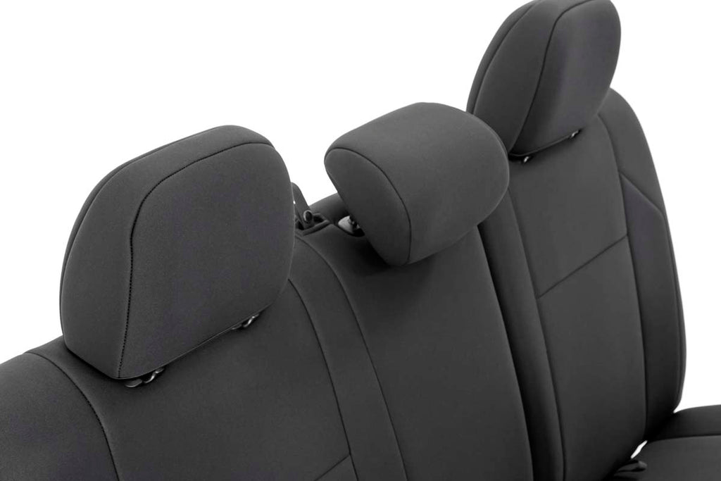 Seat Covers | FR & RR | Double Cab | Toyota Tacoma 2WD/4WD (16-23) Rough Country