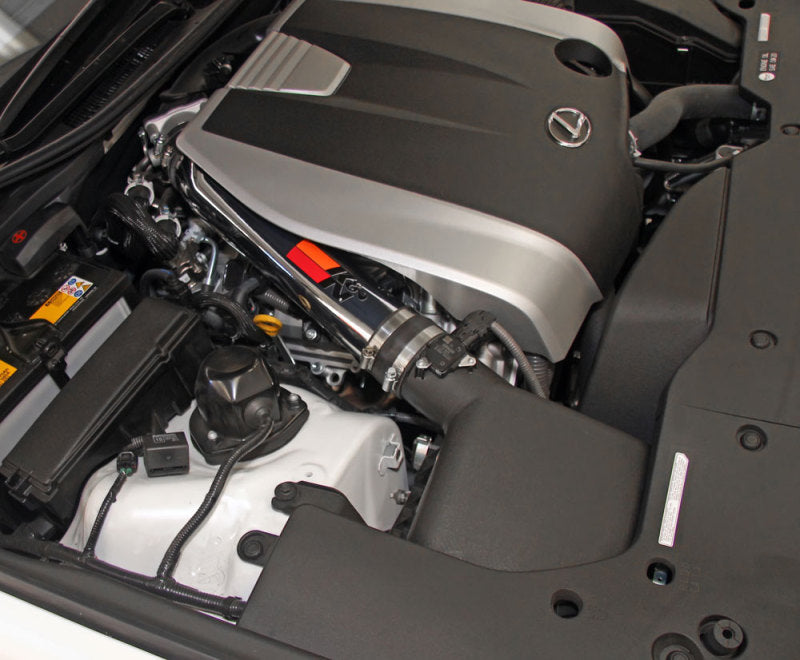 K&N 69 Series Performance Typhoon Intake Kit - Polished for 13-14 Lexus GS350 3.5L V6 K&N Engineering