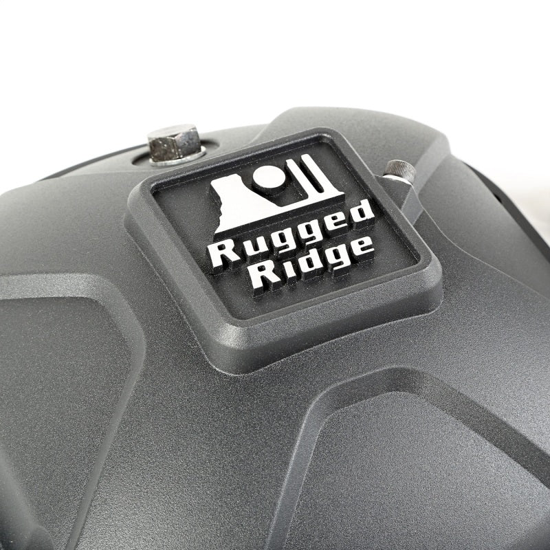 Rugged Ridge Boulder Aluminum Differential Cover Dana 30 Black Rugged Ridge