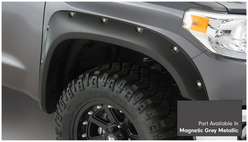 Bushwacker 16-18 Toyota Tundra Fleetside Pocket Style Flares 4pc - Magnetic Grey Bushwacker