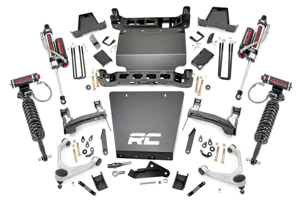 7 Inch Stamped Steel LCA Lift Kit | Forged UCA | Bracket | Vertex | Chevy/GMC 1500 (16-18) Rough Country