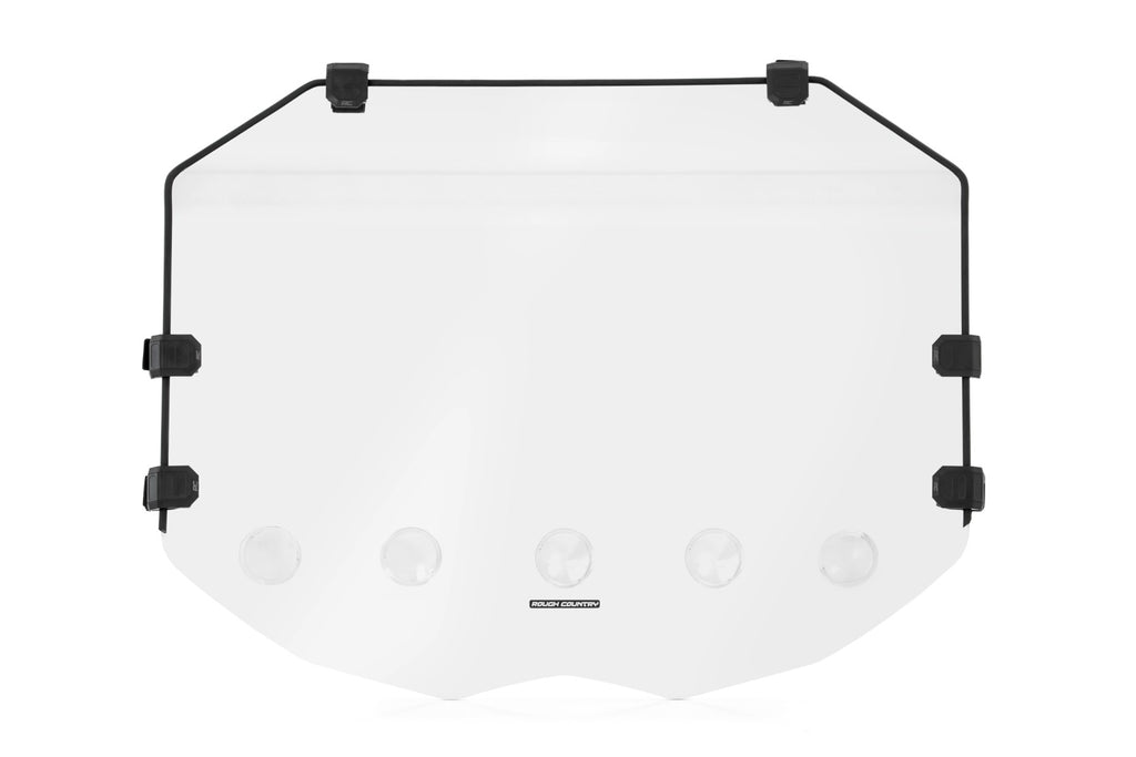 Vented Full Windshield | Scratch Resistant | Can-Am Maverick X3 Rough Country