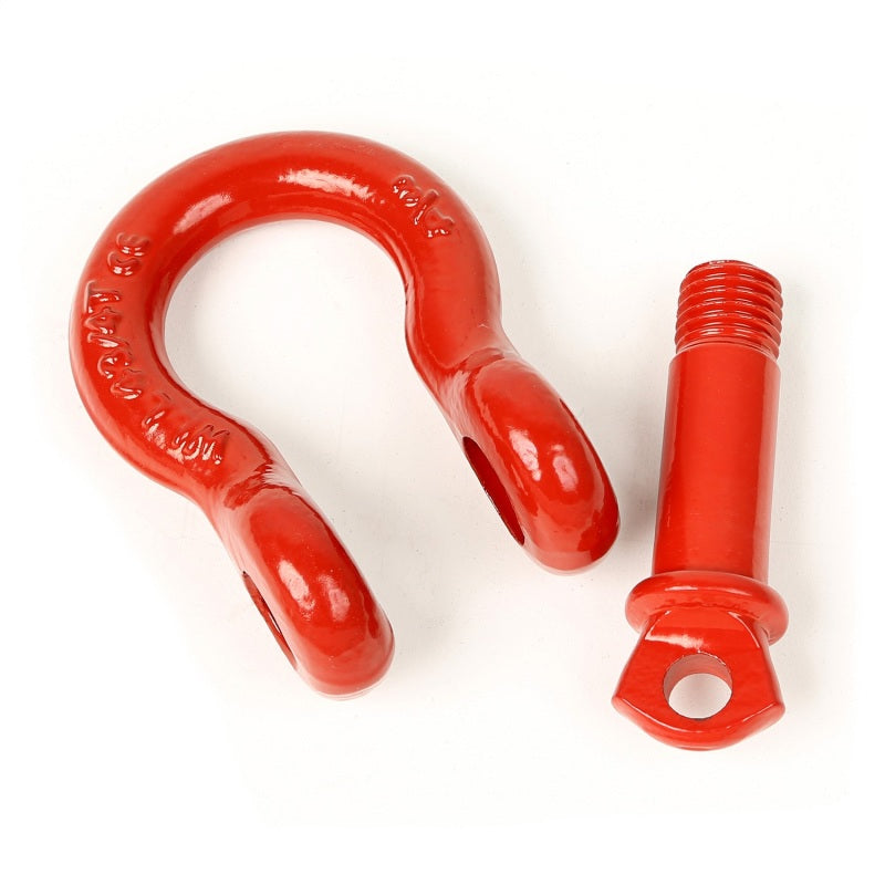 Rugged Ridge Red 3/4in D-Shackles Rugged Ridge