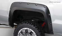 Load image into Gallery viewer, Bushwacker 14-18 GMC Sierra 1500 Pocket Style Flares 2pc 69.3/78.8/97.8in Bed - Black Bushwacker
