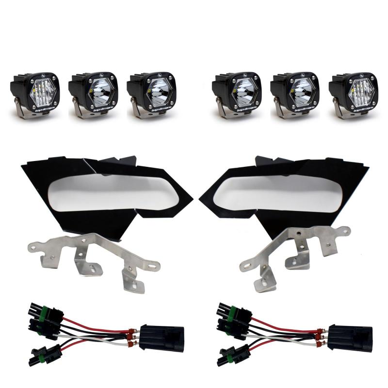 Baja Designs Can-Am X3 Headlight Kit S1 Spot W/C Headlight Kit Baja Designs