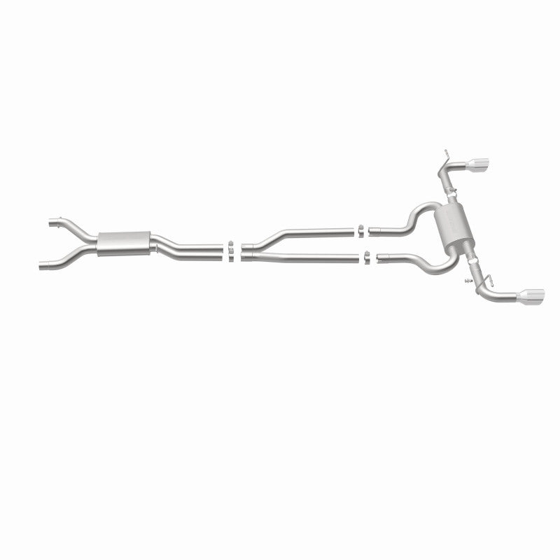 MagnaFlow 07 Audi Q7 V8 4.2L Dual Split Rear Exit Stainless Cat-Back Perf Exhaust Magnaflow