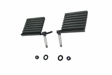 Load image into Gallery viewer, Fishbone Offroad 76-06 Jeep CJ YJ TJ Wrangler Foot Peg Set Gloss - Black Fishbone Offroad