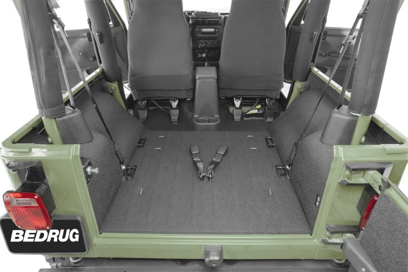 BedRug 97-06 Jeep TJ Rear 4pc BedTred Cargo Kit (Incl Tailgate) BedRug