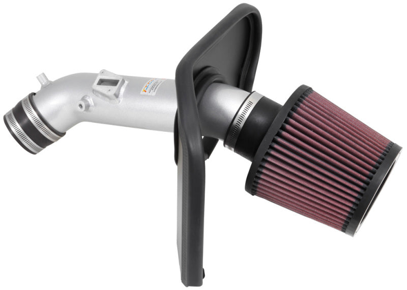 K&N 2013-14 Honda Accord 2.4L L4 69 Series Typhoon Air Intake System - Silver Cold Air Intake Kit K&N Engineering