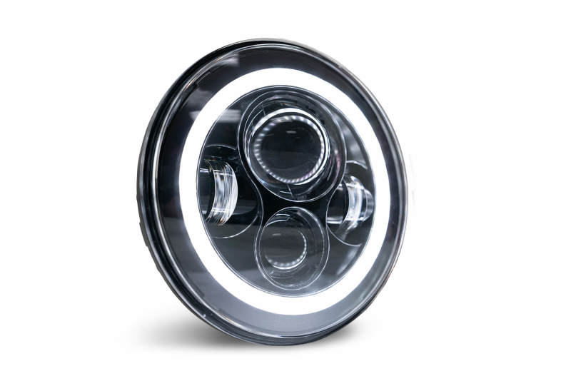DV8 Offroad 07-18 Jeep Wrangler JK LED Projector Headlights w/ Angel Eyes DV8 Offroad