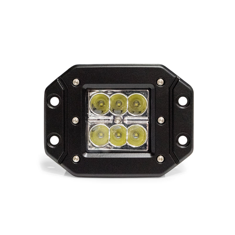 DV8 Offroad 3in Flush Mount LED Lights 20W Flood/Spot 5W Cree DV8 Offroad
