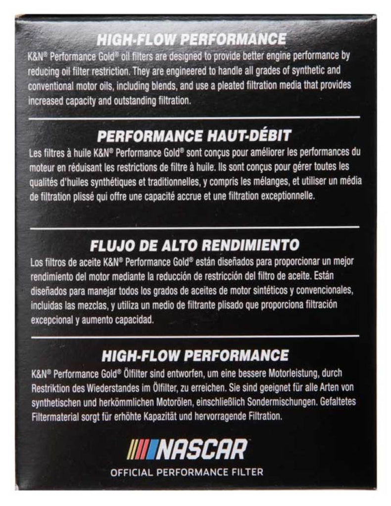 K&N Oil Filter OIL FILTER AUTOMOTIVE K&N Engineering