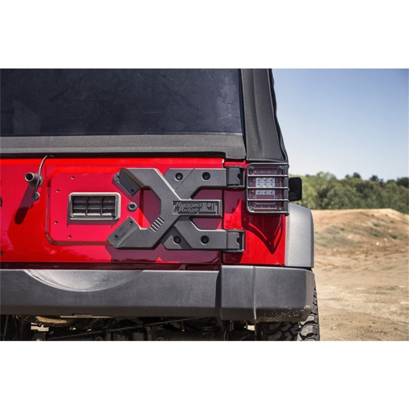 Rugged Ridge Spartacus HD Tire Carrier Hinge Casting 07-18 Jeep Wrangler JK Rugged Ridge
