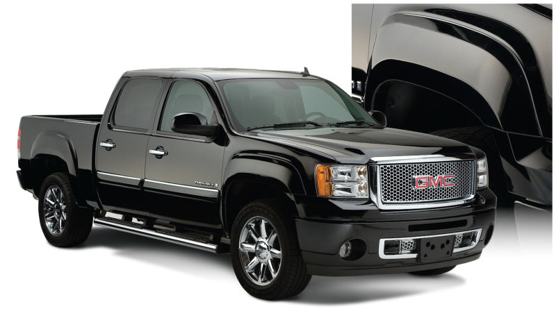 Bushwacker 07-13 GMC Sierra 1500 Fleetside OE Style Flares 4pc 69.3in Bed - Black Bushwacker