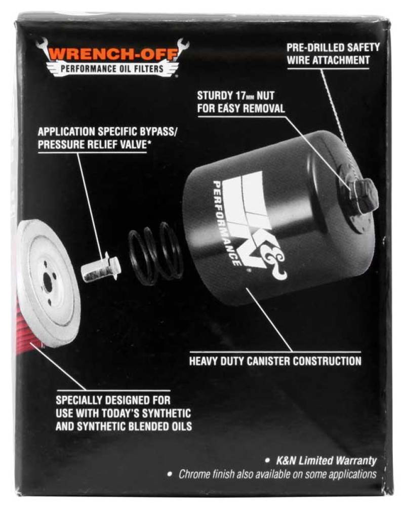 K&N Kawasaki 2.688in OD x 2.781in H Oil Filter K&N Engineering