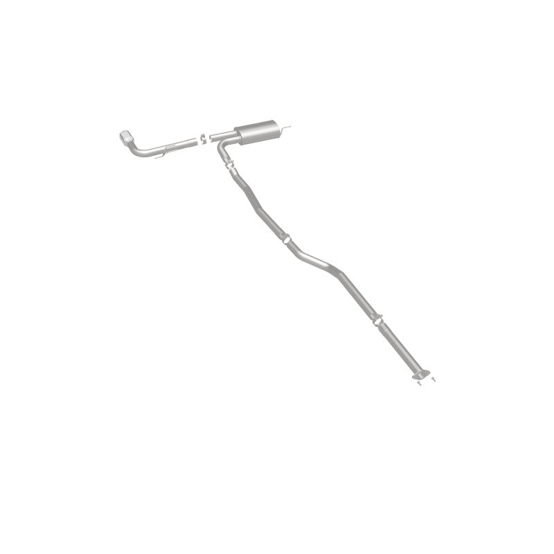 MagnaFlow Cat Back, SS, 2.5in, Street, Single Straight Pass. Polished 4in Tip, 2015 Ford Fusion 2.5L Magnaflow