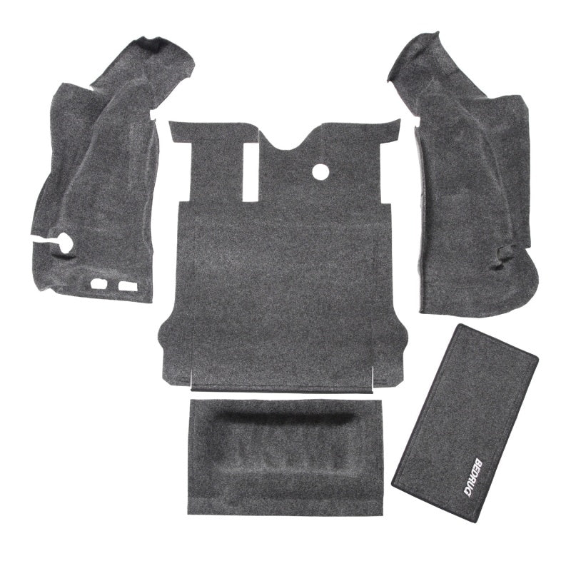 BedRug 07-10 Jeep JK 2Dr Rear 5pc Cargo Kit (Incl Tailgate & Tub Liner) BedRug