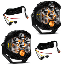 Load image into Gallery viewer, Baja Designs Jeep JL/JT Rubicon Steel Bumper LED Light Kit LP6 w/Upfitter Baja Designs