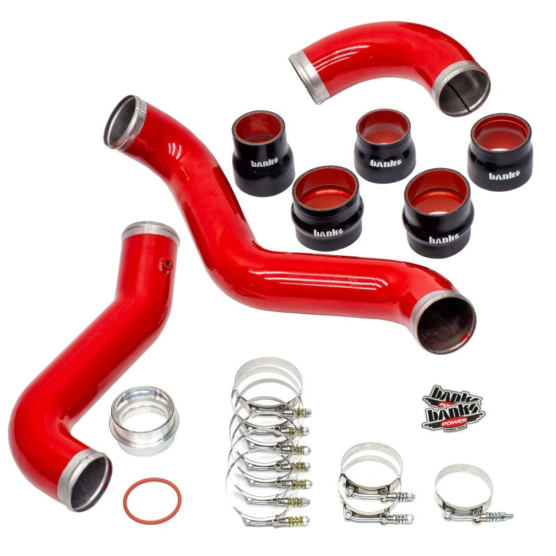 Banks Power 17-19 Chevy/GMC 2500HD/3500HD Diesel 6.6L Boost Tube Upgrade Kit - Red Banks Power