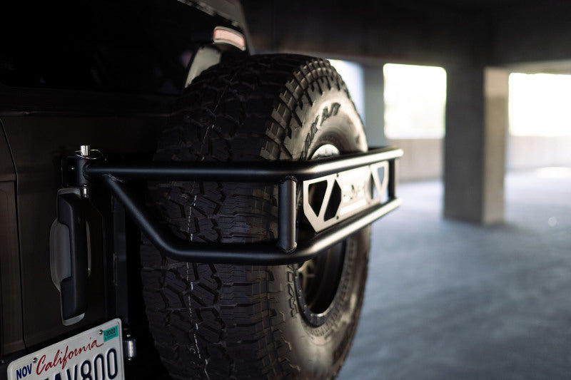 DV8 Offroad 21-23 Ford Bronco Spare Tire Guard & Accessory Mount DV8 Offroad