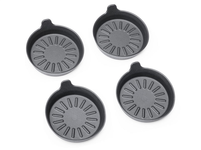 WeatherTech Car Coasters Set of 4 Black - 2 Small 2 Large WeatherTech