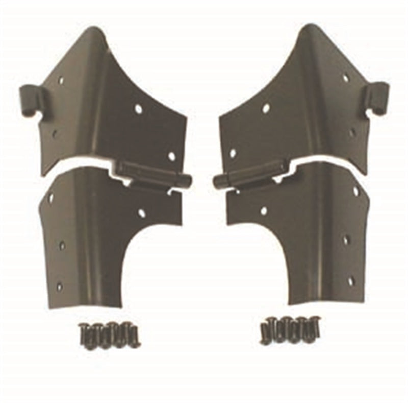 Rugged Ridge 97-06 Jeep Wrangler TJ Black Windshield Hinges Rugged Ridge