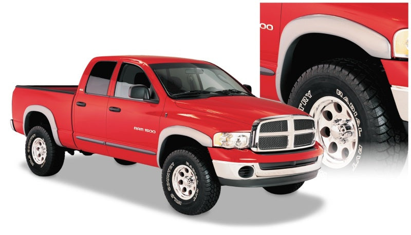Bushwacker 02-05 Dodge Ram 1500 Fleetside OE Style Flares 4pc 75.9/76.3/97.9in Bed - Black Bushwacker