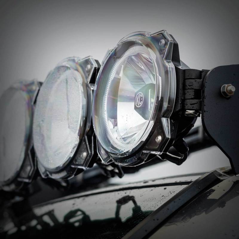 KC HiLiTES 6in. Light Shield for Gravity Pro6 LED Lights (Single) - Clear KC HiLiTES