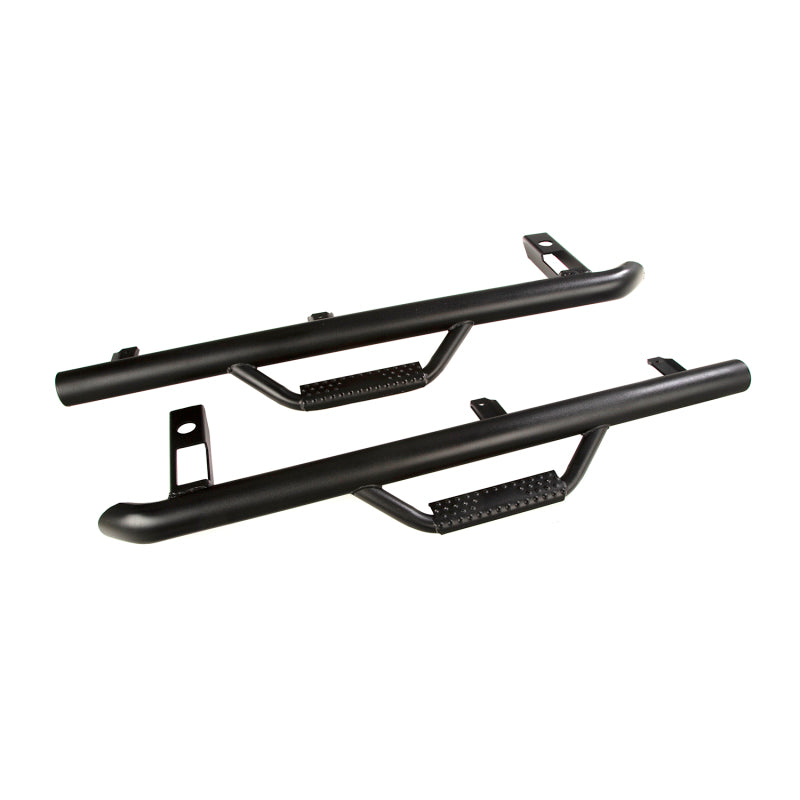 Rugged Ridge Spartan Nerf Bar Textured Black 97-06 Jeep Wrangler TJ Rugged Ridge