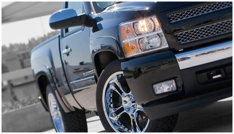 Bushwacker 07-14 Chevy Silverado 2500 HD Fleetside OE Style Flares 4pc 78.0/78.7/97.6in Bed - Black Bushwacker