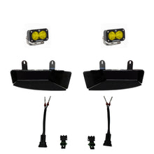 Load image into Gallery viewer, Baja Designs 2019+ Ram 2500/3500 S2 Wide Cornering Fog kit - Amber Baja Designs