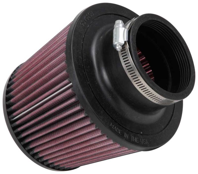 K&N Filter Universal Rubber Filter 3in Flange ID 6in Base OD 5.125in Top OD 5in Height K&N Engineering