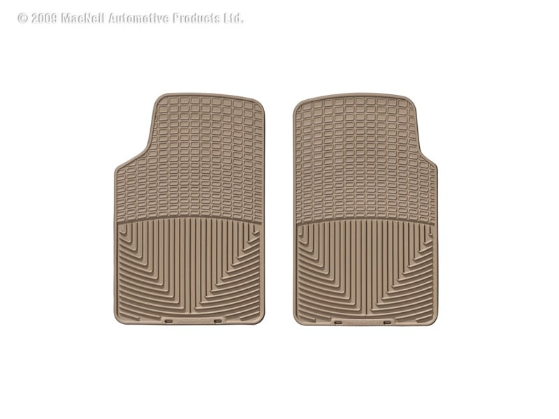 WeatherTech 98 Chevrolet Tracker Front Rubber Mats - Tan WeatherTech