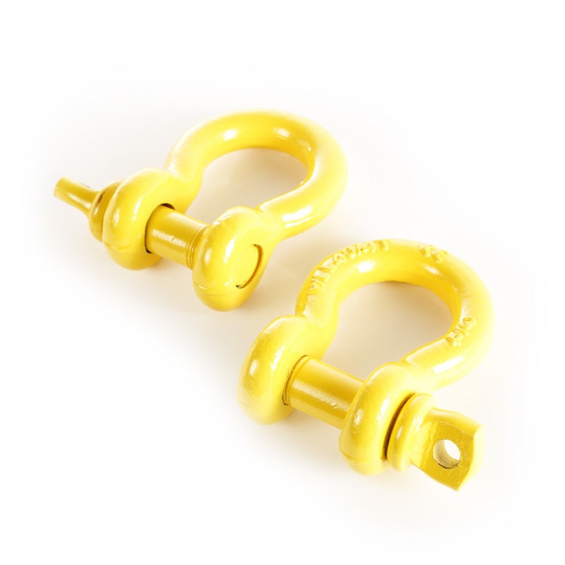 Rugged Ridge Yellow 3/4in D-Rings Rugged Ridge