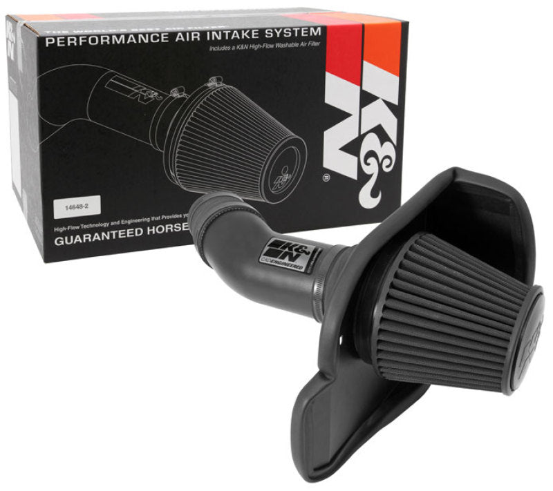K&N 11-13 Dodge Challenger V8/12-13 Charger V8 / 12-13 Chrysler 300 Black Performance Intake Kit K&N Engineering