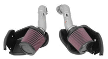 Load image into Gallery viewer, K&amp;N 14-15 Infiniti Q50 3.7L V6 Dual Silver Typhoon Short Ram Intakes K&amp;N Engineering