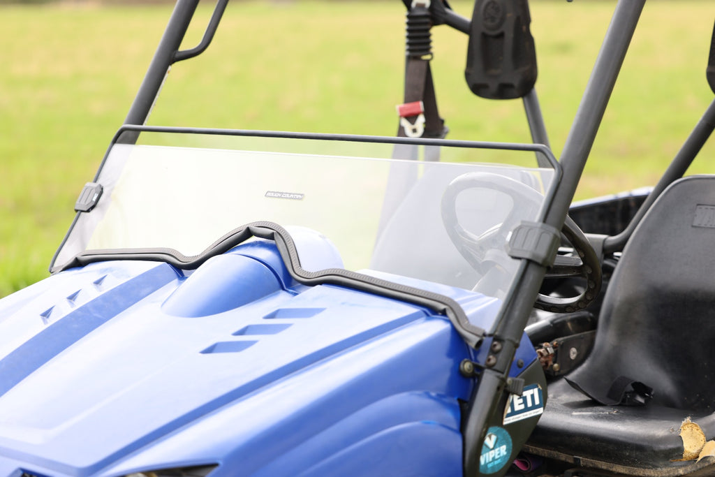 Half Windshield | Scratch Resistant | Yamaha Rhino 450/660/700 Rough Country