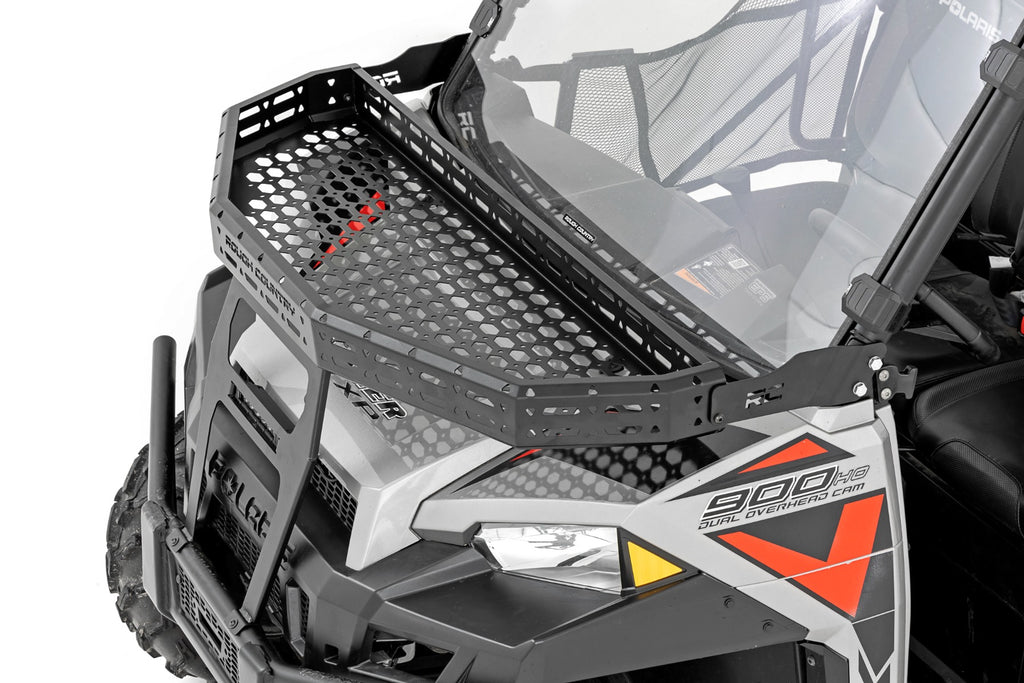 Front Cargo Rack | 6" Black Slimline | Polaris Ranger XP 900/Ranger XP 1000 Rough Country