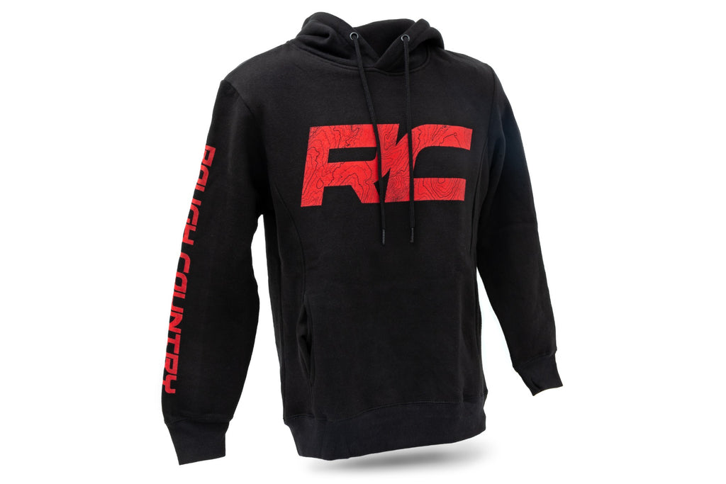 Rough Country Hoodie | RC Tread Sleeve | Black | SM Rough Country
